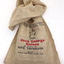 Personalised 'Traditional Hessian Embroidered Christmas Present Sack'