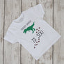 Dinosaur Foot Prints Birthday T-Shirt