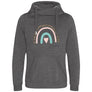Boho Rainbow Cross Neck Hoodie