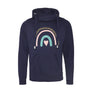 Boho Rainbow Cross Neck Hoodie
