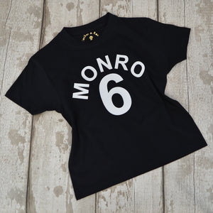 Arched Number & Name Birthday BABY & KIDS T-Shirt