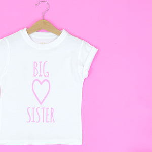 Big Sister Heart KIDS T-Shirt