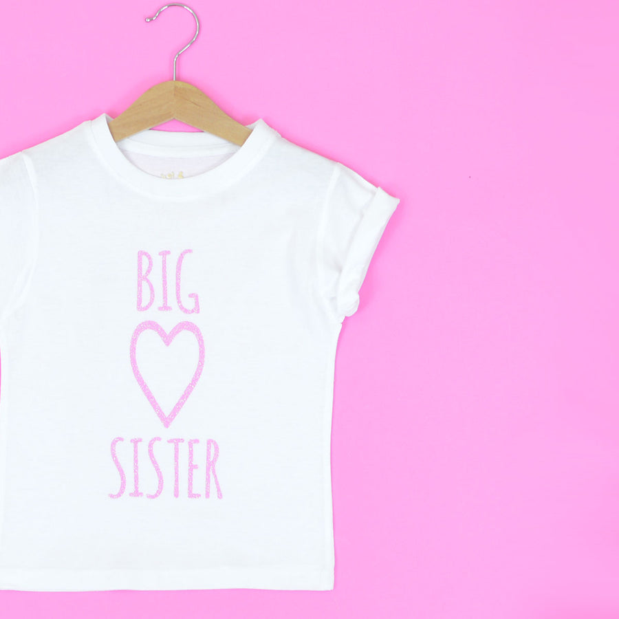 Big Sister Heart KIDS T-Shirt