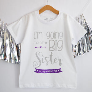 Big Sister Date Banner KIDS T-Shirt