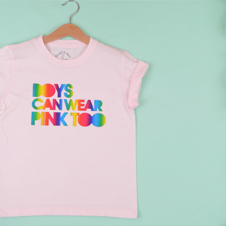 Boys Can Wear Pink Too T-Shirt