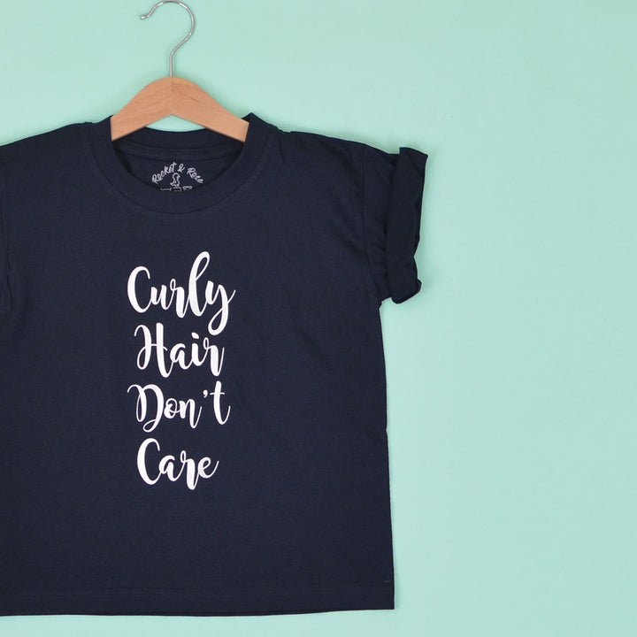 Curly Hair Don't Care T-Shirt