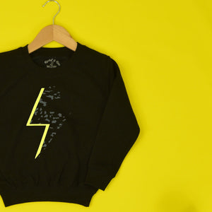Camo Neon Thunderbolt Sweatshirt