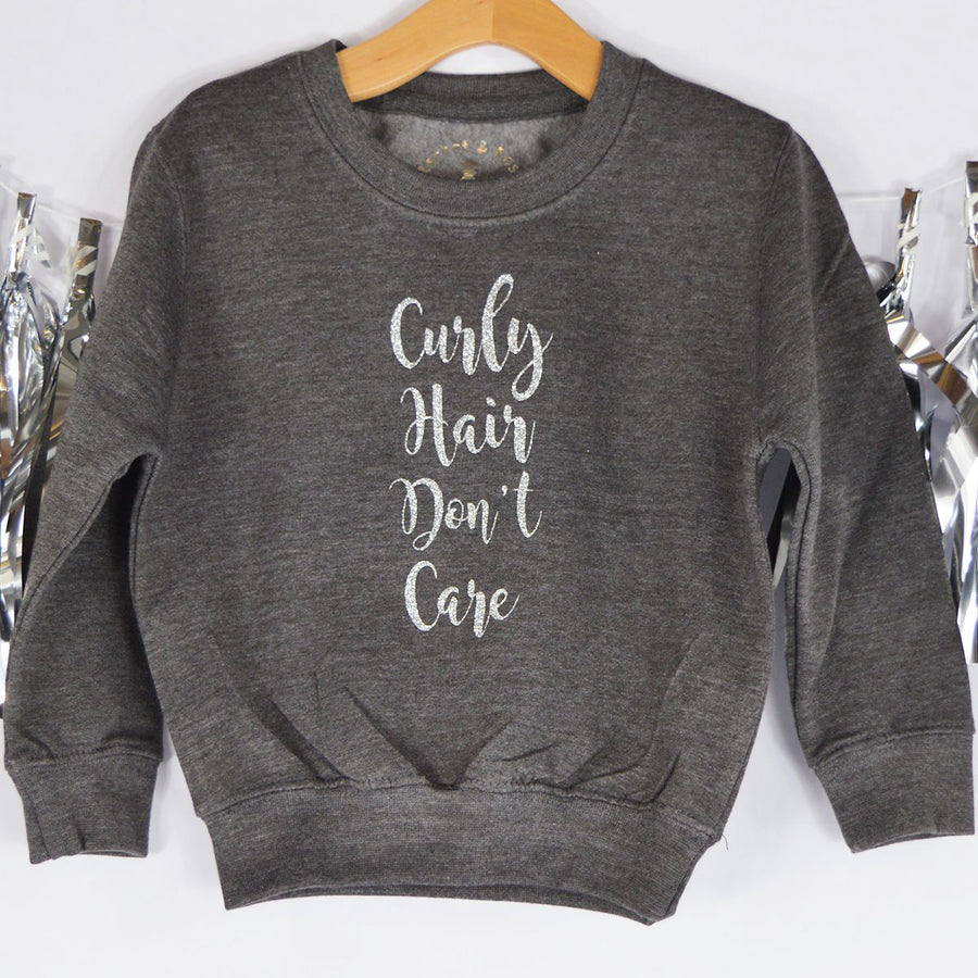 Curly Hair Don't Care Sweatshirt