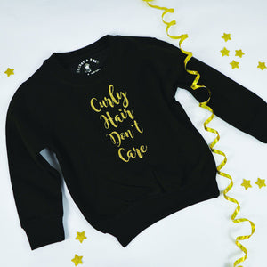 Curly Hair Don't Care Sweatshirt