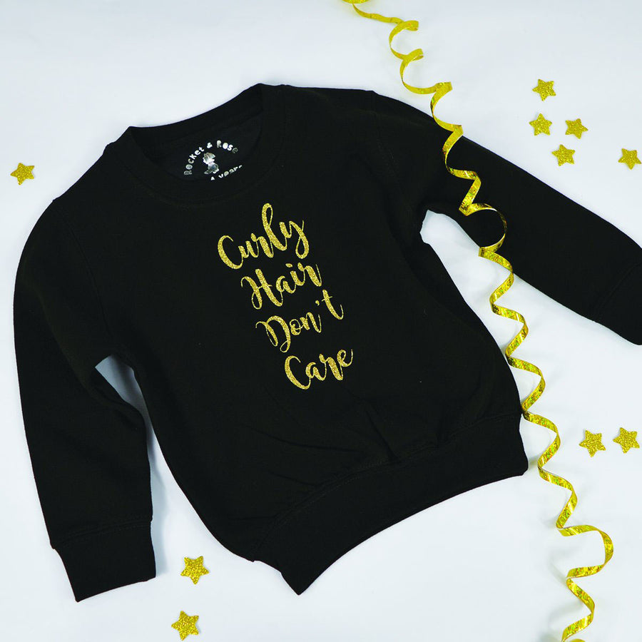 Curly Hair Don't Care Sweatshirt