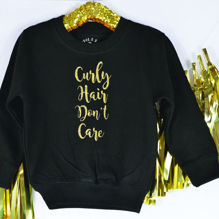 Curly Hair Don't Care Sweatshirt