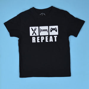 Eat Sleep Game Repeat T-Shirt