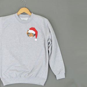 Fierce & Festive Adult Christmas Sweatshirt