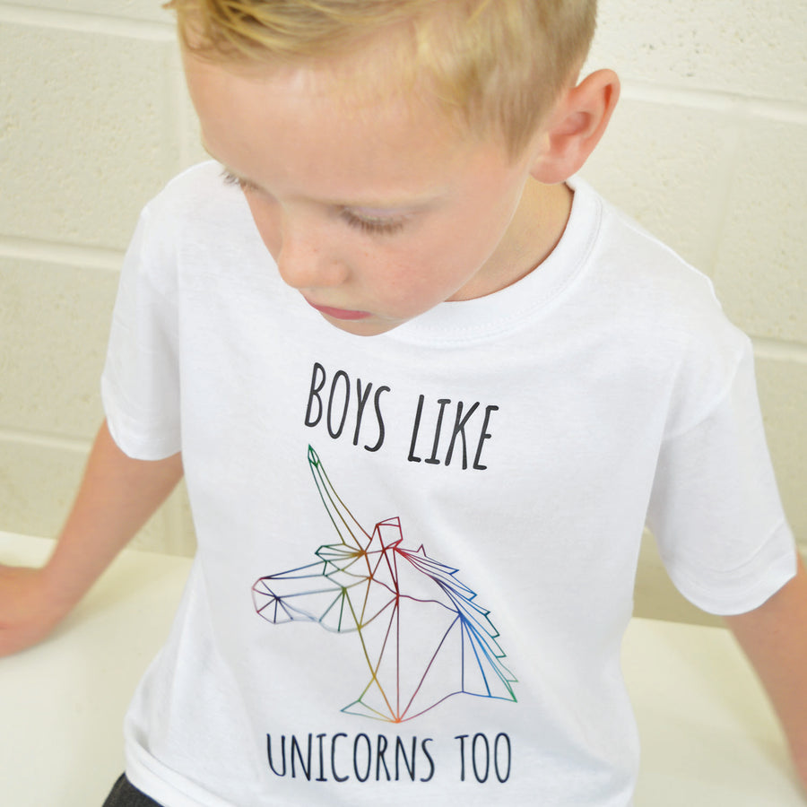 Boys like Unicorns Too T-Shirt