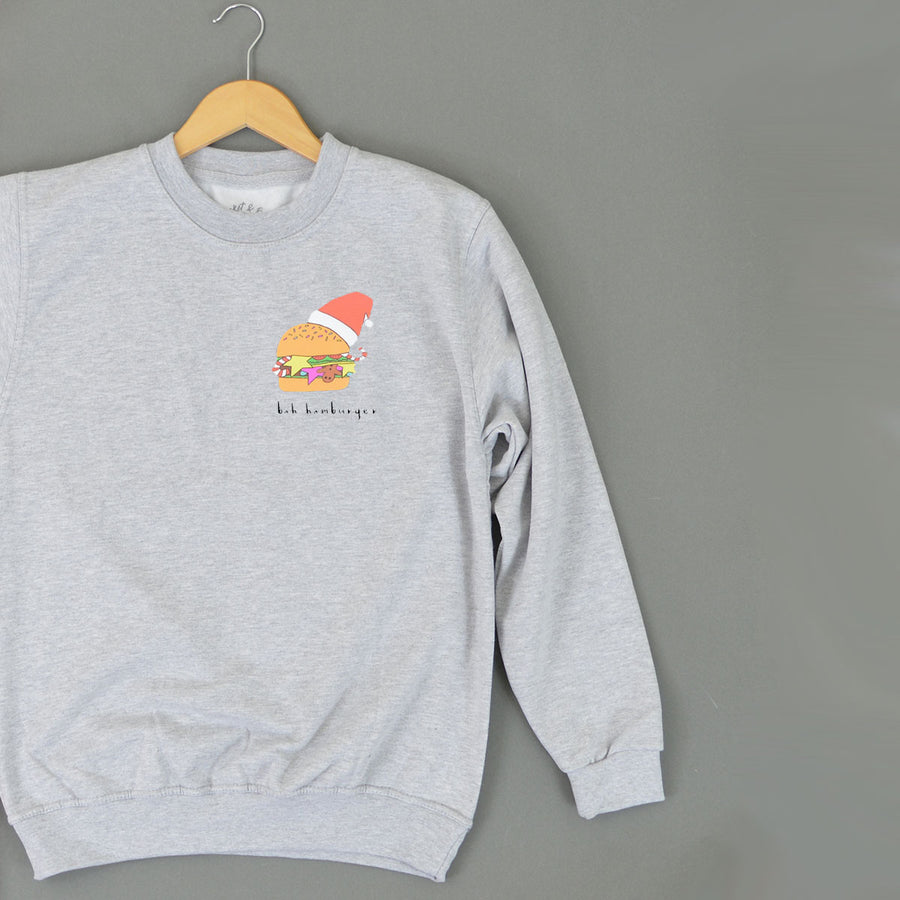 Bah Hamburger ADULTS Sweatshirt
