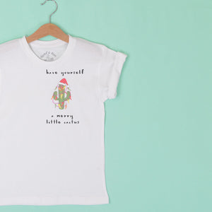 Have Yourself a Merry Little Cactus KIDS Christmas T-Shirt