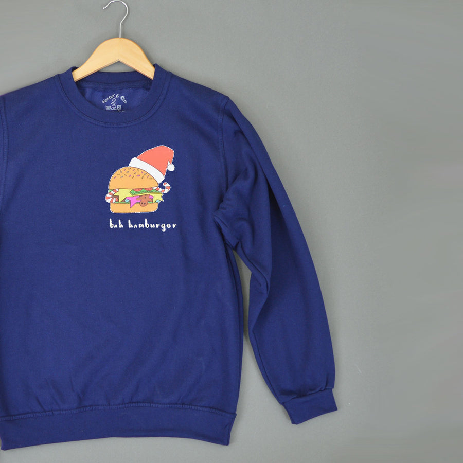 Bah Hamburger ADULTS Sweatshirt