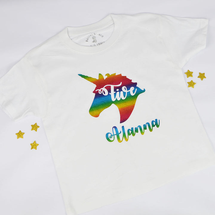 Unicorn Name & Age T-Shirt