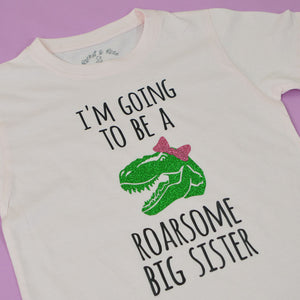 Roarsome Big Sister T-Shirt