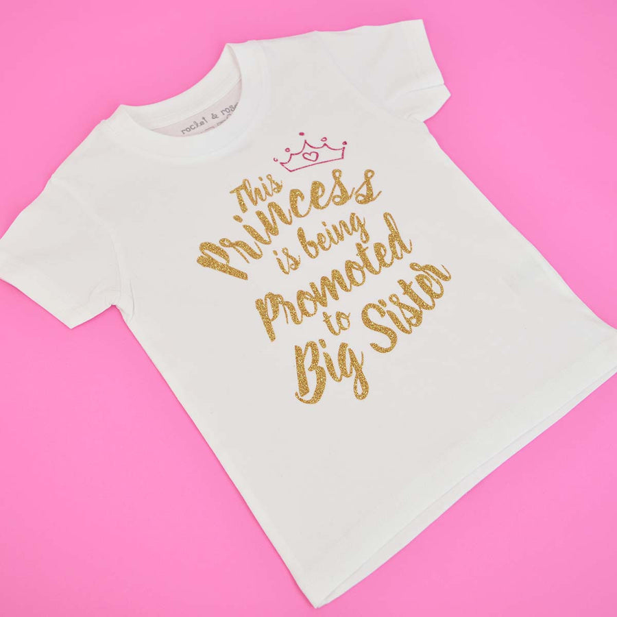 This Princess is going to be promoted to Big Sister T-Shirt
