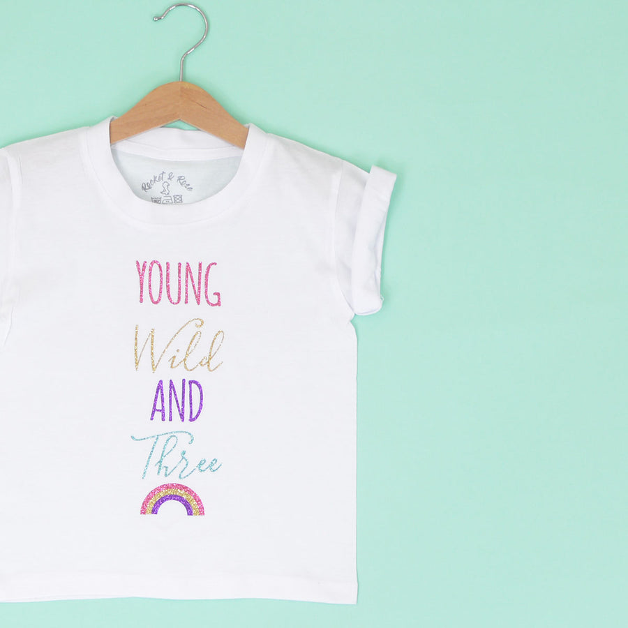 Young Wild & Three Rainbow T-Shirt