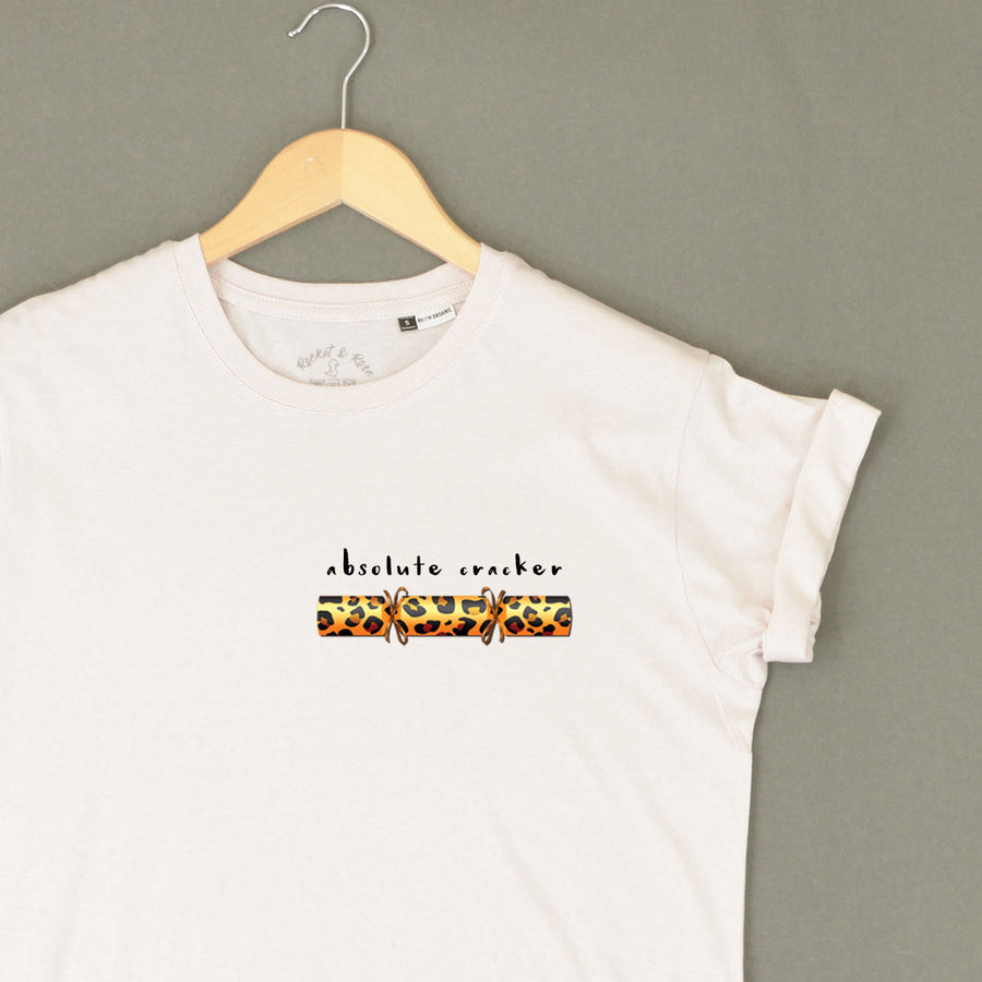 Absolute Cracker Christmas Organic ADULT T-Shirt