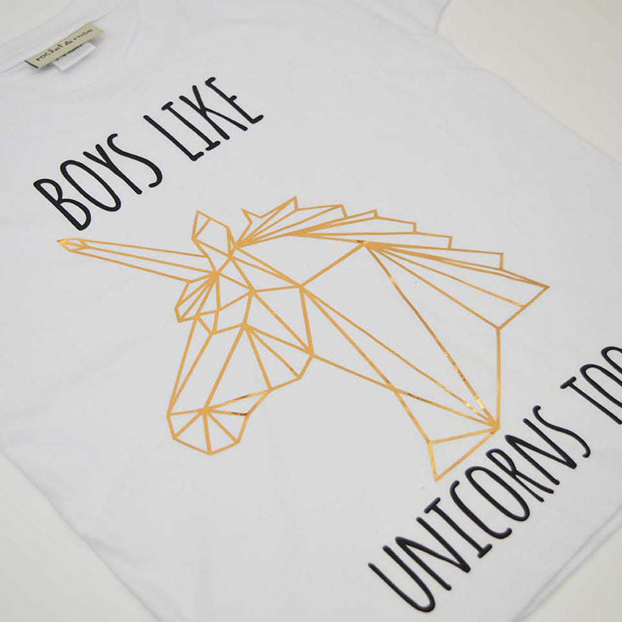 Boys like Unicorns Too T-Shirt