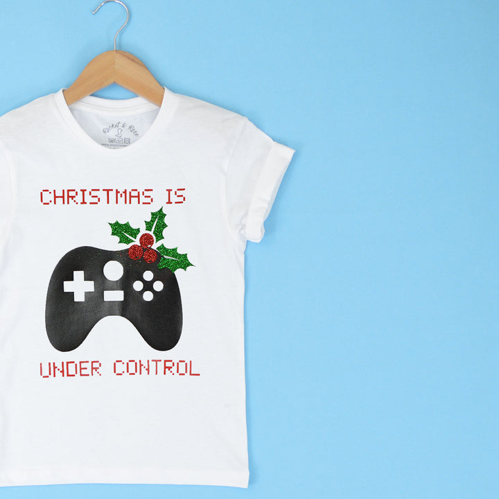 Christmas is Under Control KIDS T-Shirt
