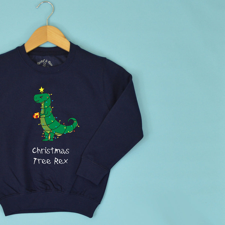 Christmas Tree Rex KIDS Sweatshirt