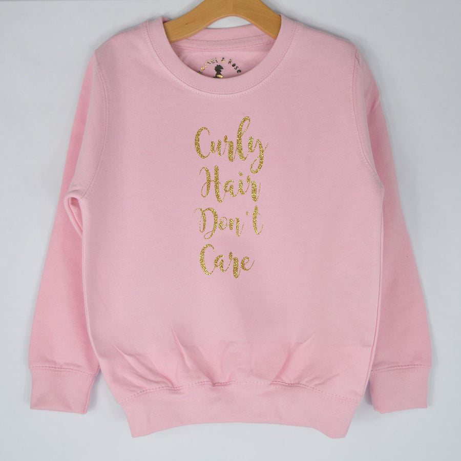 Curly Hair Don't Care Sweatshirt