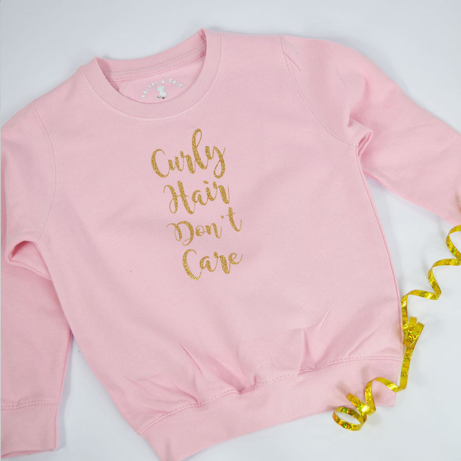 Curly Hair Don't Care Sweatshirt