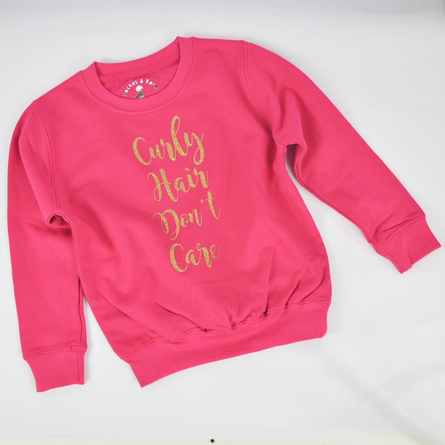 Curly Hair Don't Care Sweatshirt