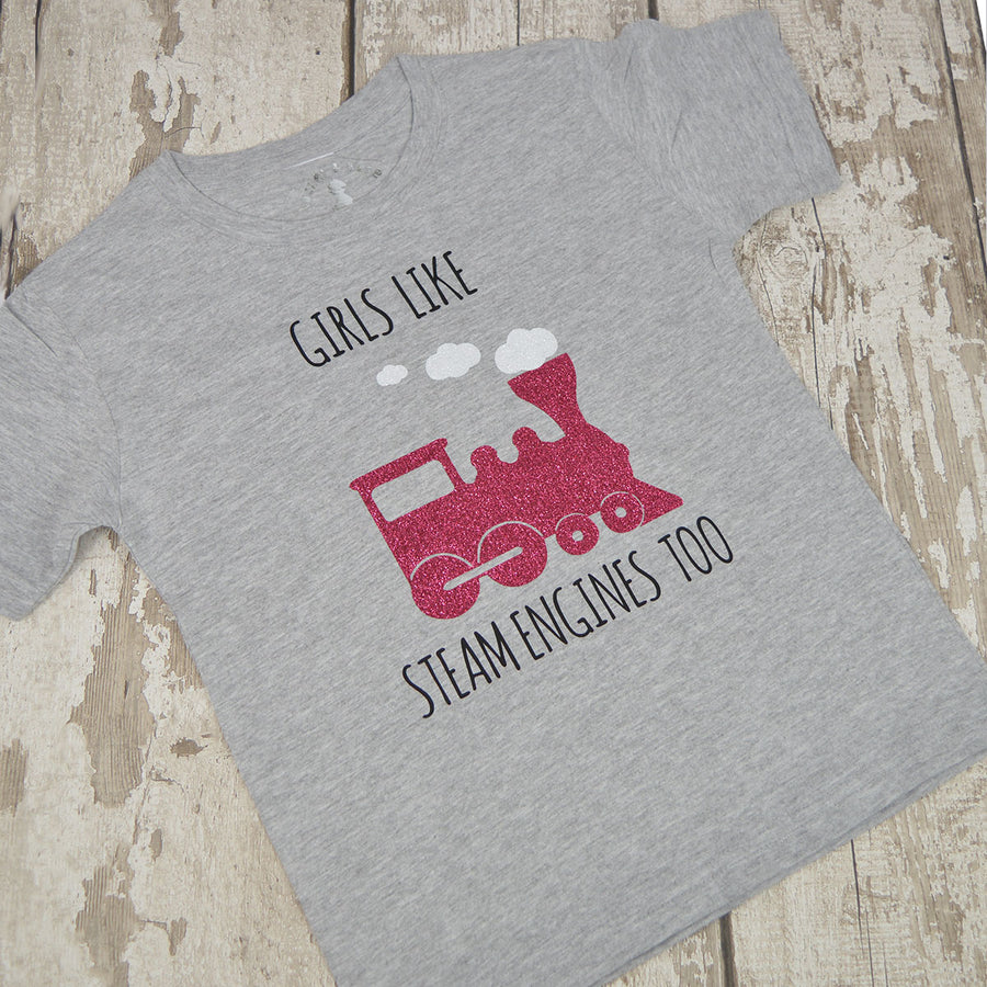 Girls Like Steam Engines Too T-Shirt
