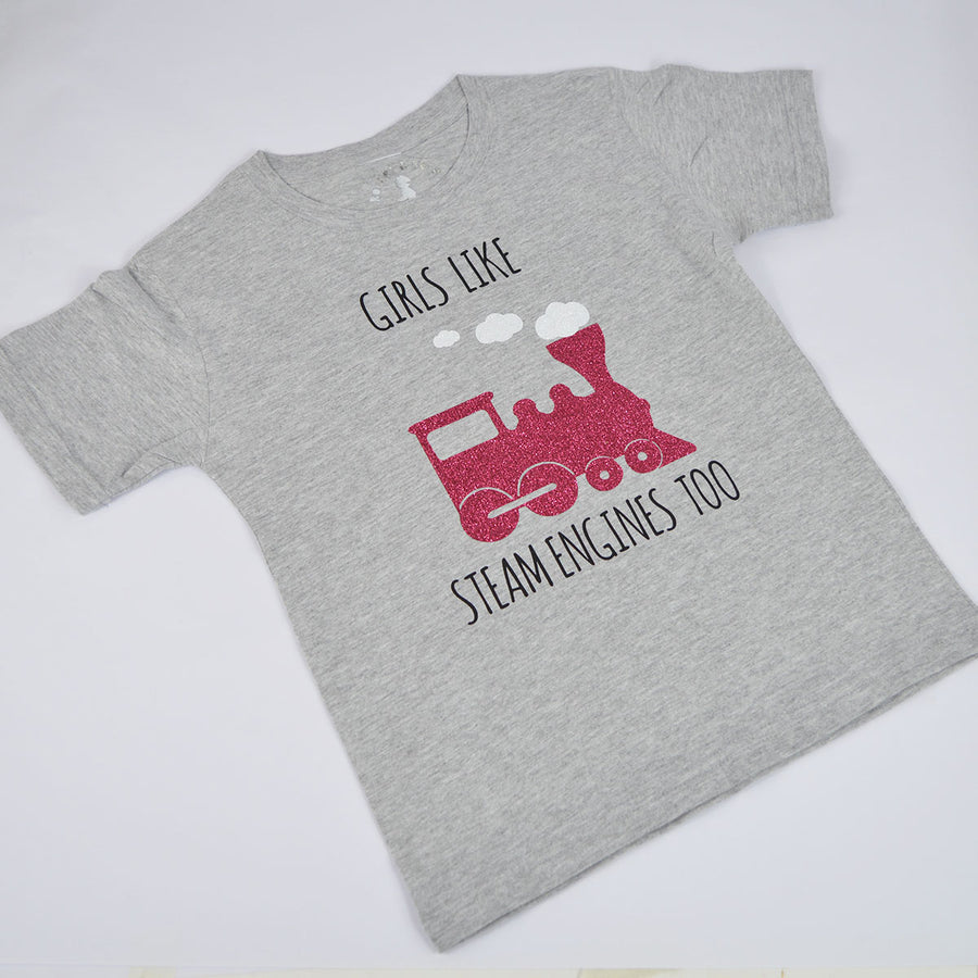 Girls Like Steam Engines Too T-Shirt