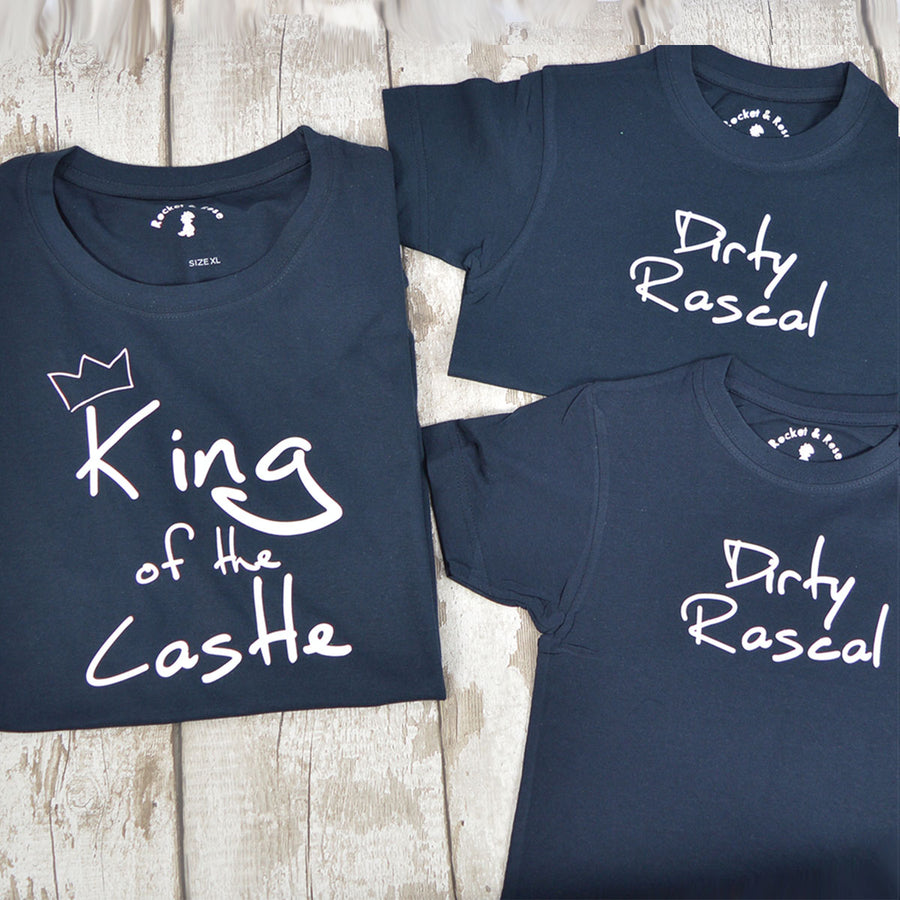King of the Castle & Dirty Rascals Matching TRIPLE Set