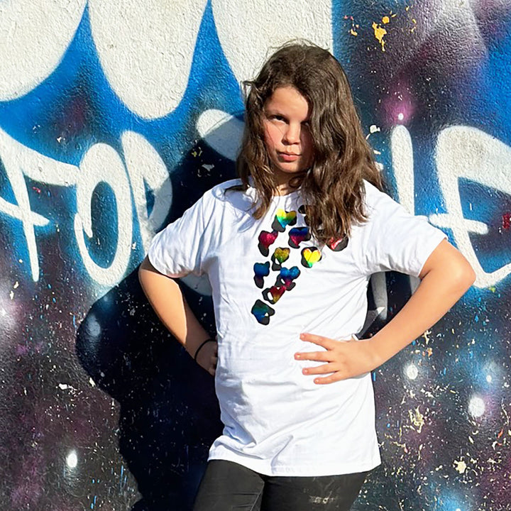 Leopard Shoulder Slash TWEEN Tee