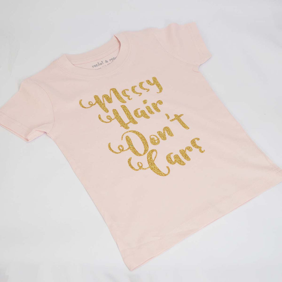 Messy Hair Don't Care T-Shirt