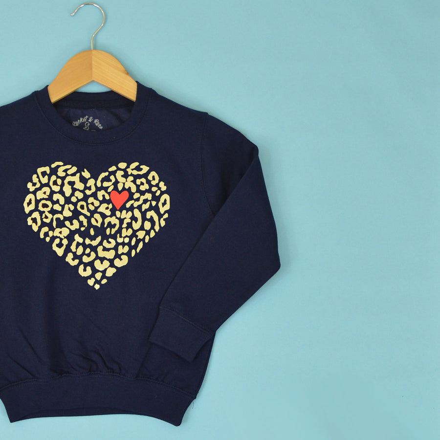 Leopard Heart of Hearts Sweatshirt