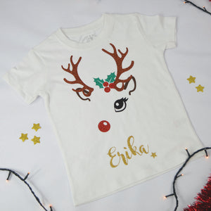 Holly Reindeer T-Shirt