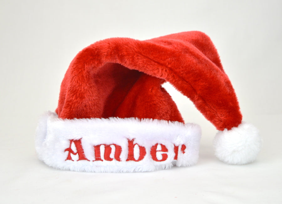 Personalised Luxury Santa Hat in all sizes