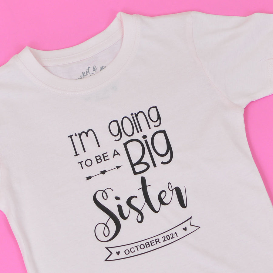 Big Sister Date Banner KIDS T-Shirt