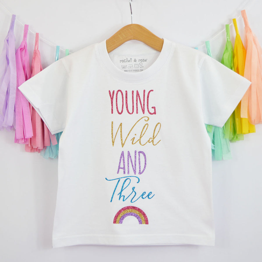 Young Wild & Three Rainbow T-Shirt